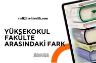 YÜKSEKOKUL-FAKÜLTE-MESLEK YÜKSEKOKULU ARASINDAKİ FARK